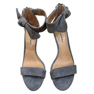 Banana Republic Gray Suede Heels
